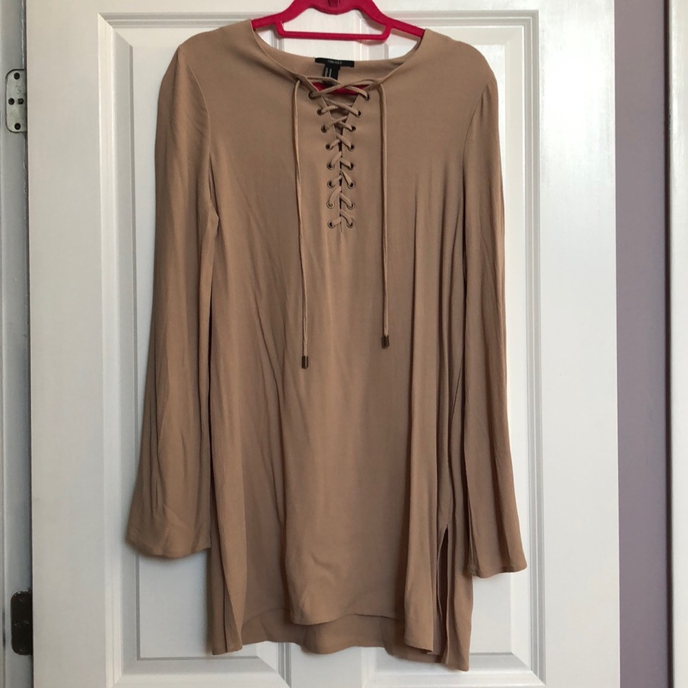 Forever 21 tie up dress